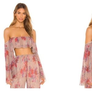 Revolve x Michael Costello off the shoulder top
